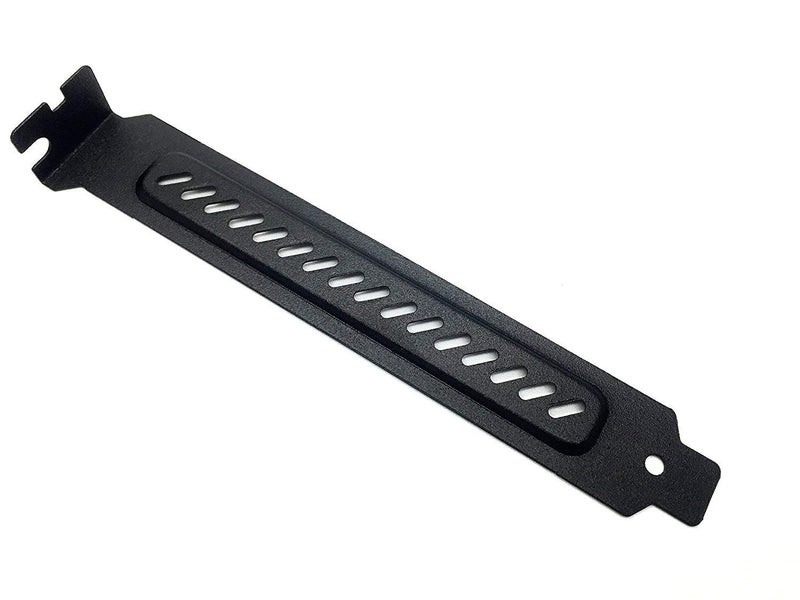 upHere Hard Steel Dust Filter Blanking Plate PCI Slot Cover 10 Pcs Black - Image 1